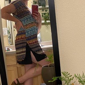 Unique patterned tunic